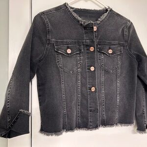 Sanctuary cropped grey jacket